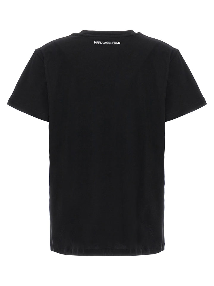 Ikonik 2,0 Glitter T Shirt Nero