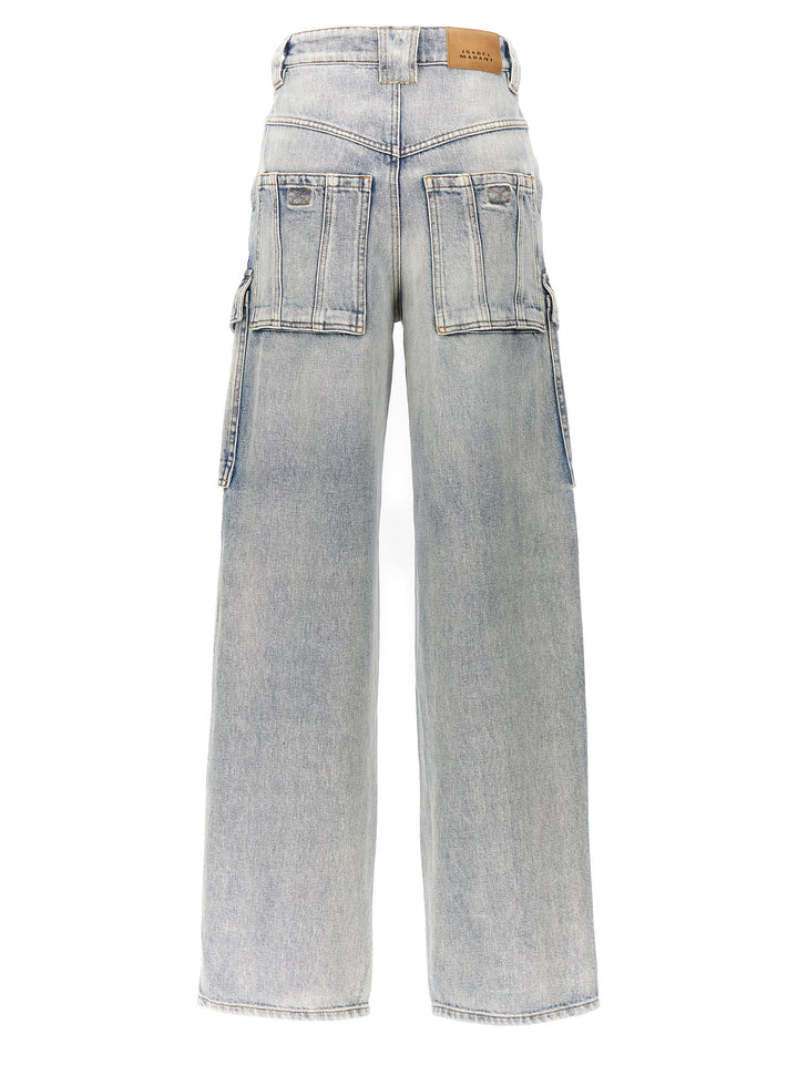 Marant Etoile Heilani Jeans - Celeste | 3505478390dfeee5ca6097eff18f7e191296d366