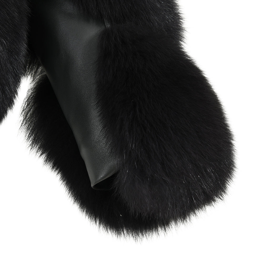 Giacca Angry in Pelle e Pelliccia