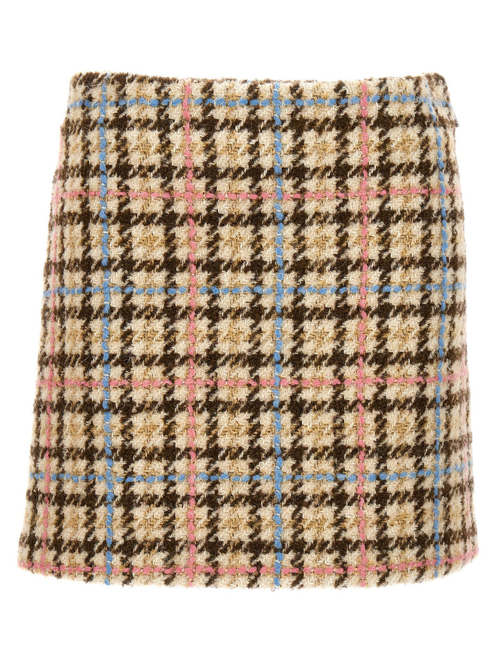 Tweed Skirt Gonne Multicolor