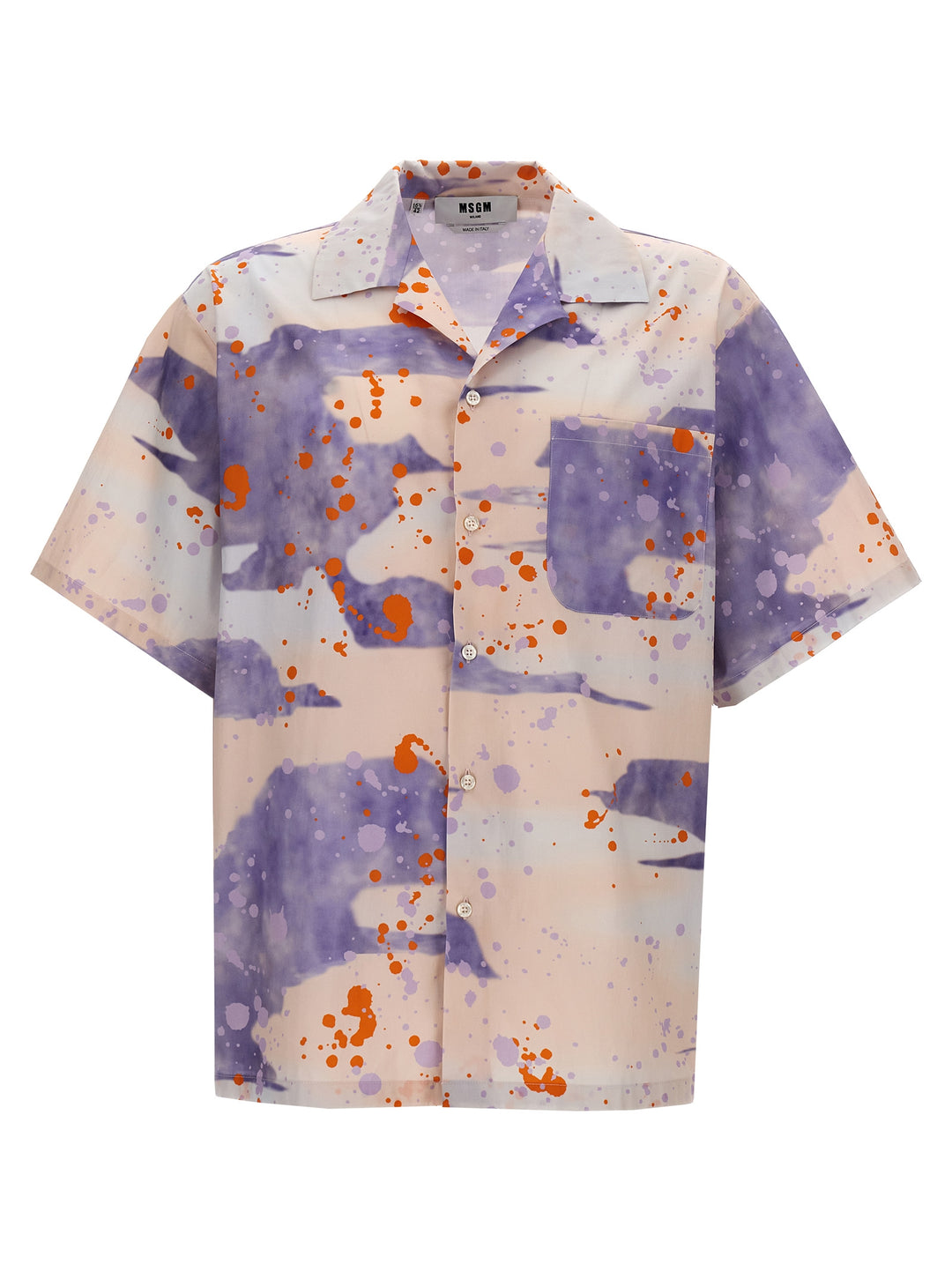 Camouflage Print Shirt Camicie Multicolor