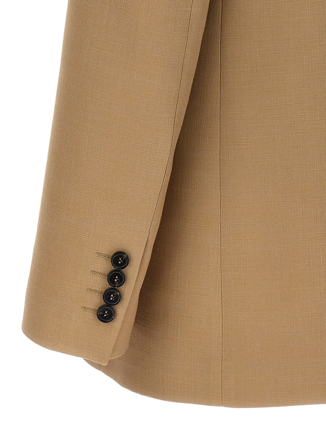Double-Breasted Blazer Blazer And Suits Beige