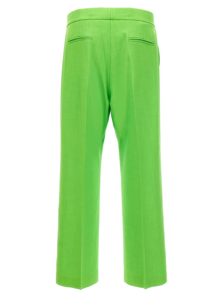 Straight Leg Pantaloni Verde