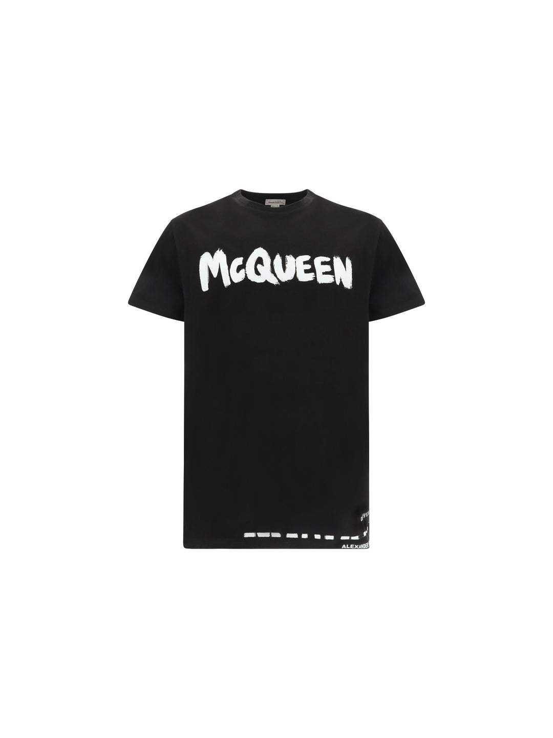 T-shirt in cotone con stampa McQueen Graffiti
