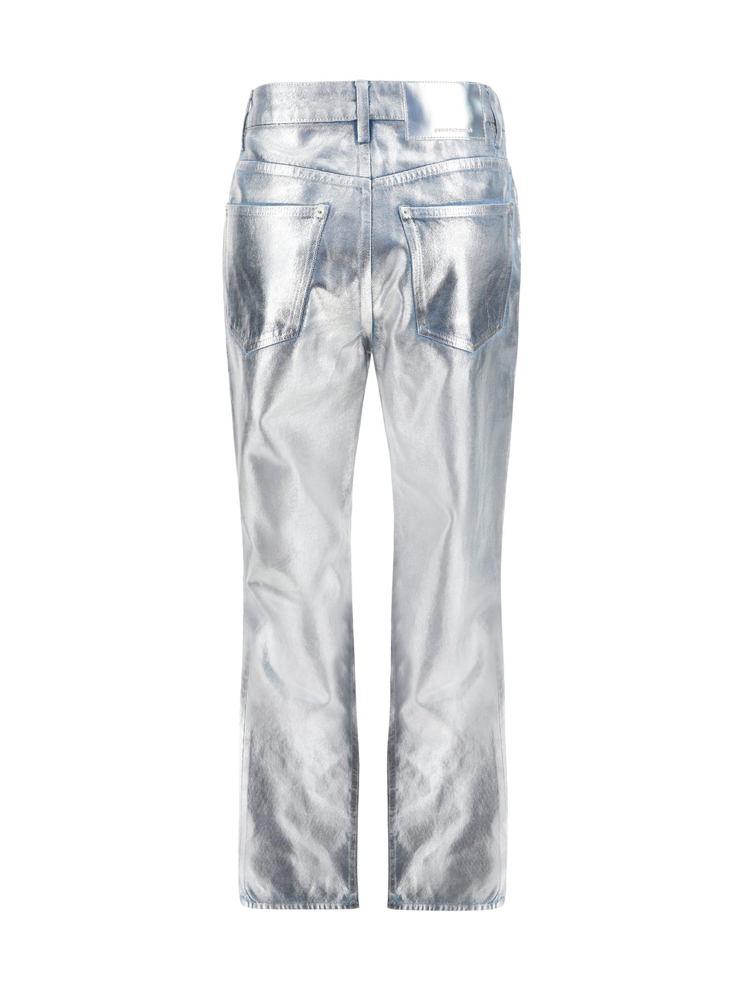 Pantaloni Silver Metallic