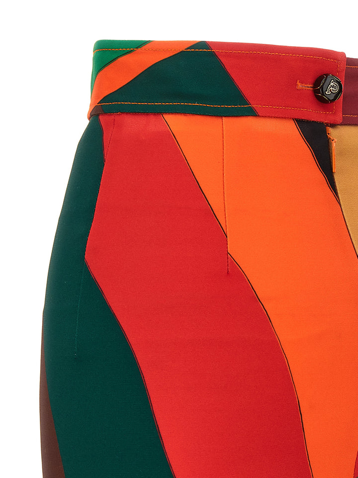 Iride Print Skirt Gonne Multicolor