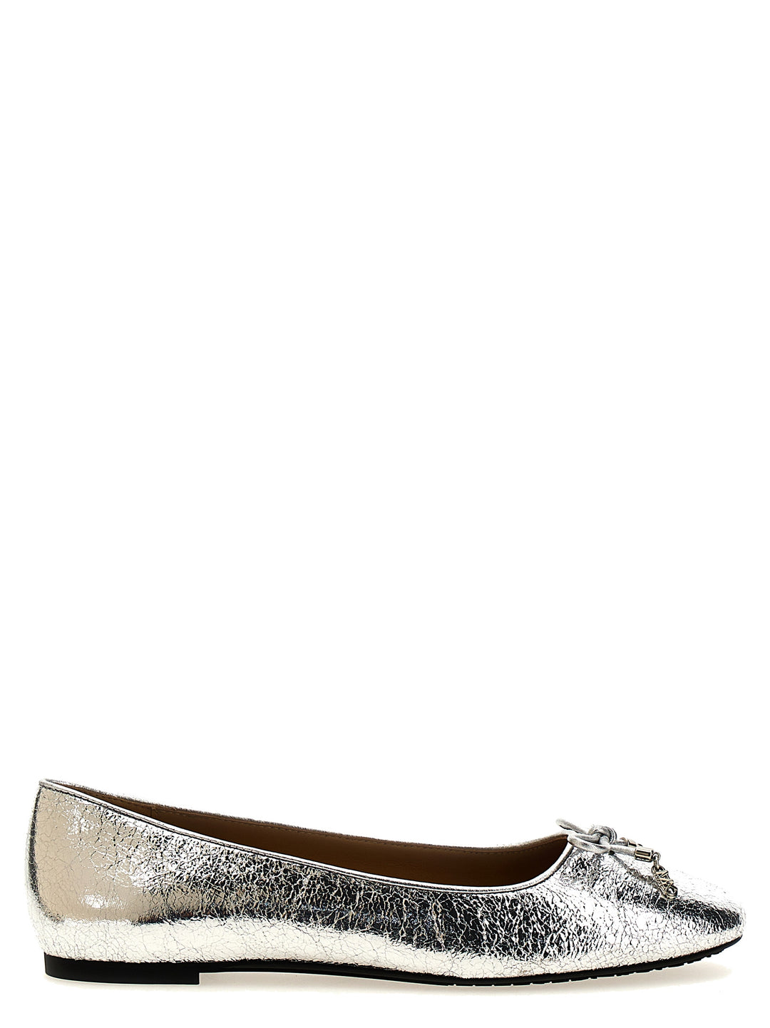 Nori Flat Shoes Silver