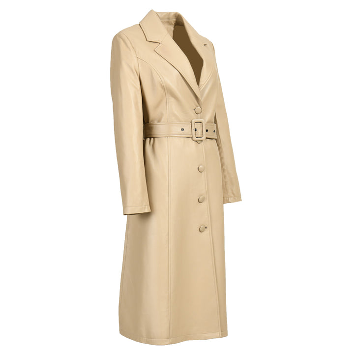 Cappotto Royal Beige in Pelle