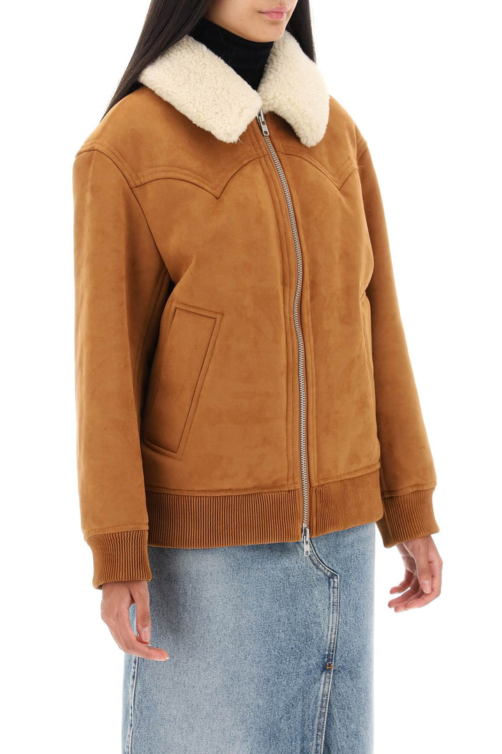 Bomber In Eco Shearling Lillee - Stand Studio - Donna