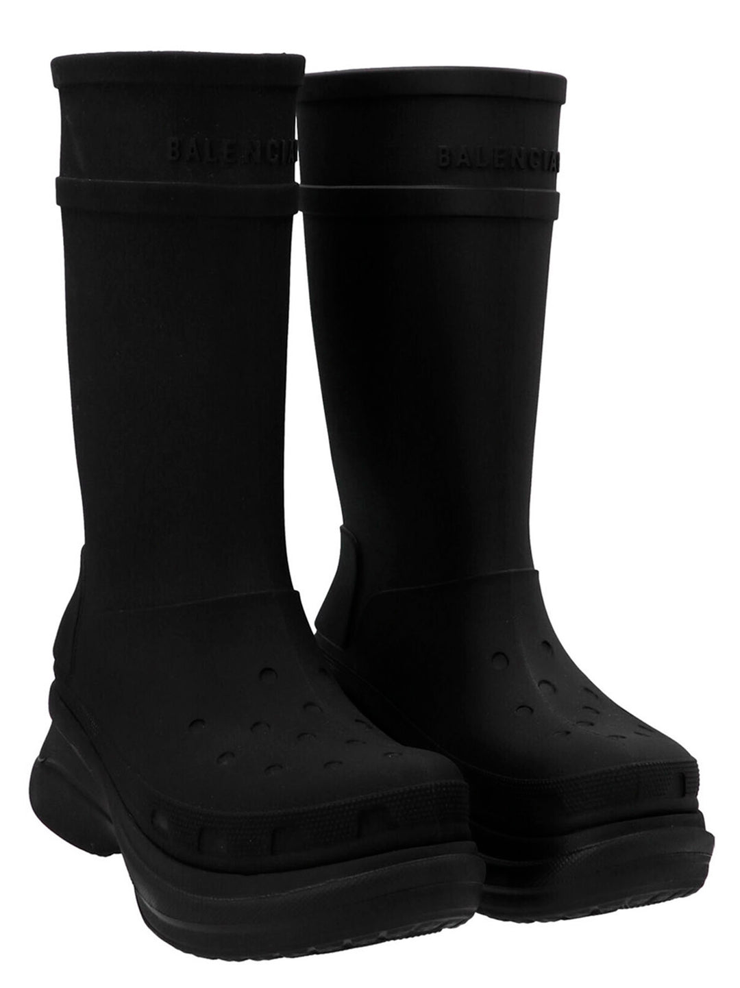 Balenciaga X Crocs Boots Stivali E Stivaletti Nero