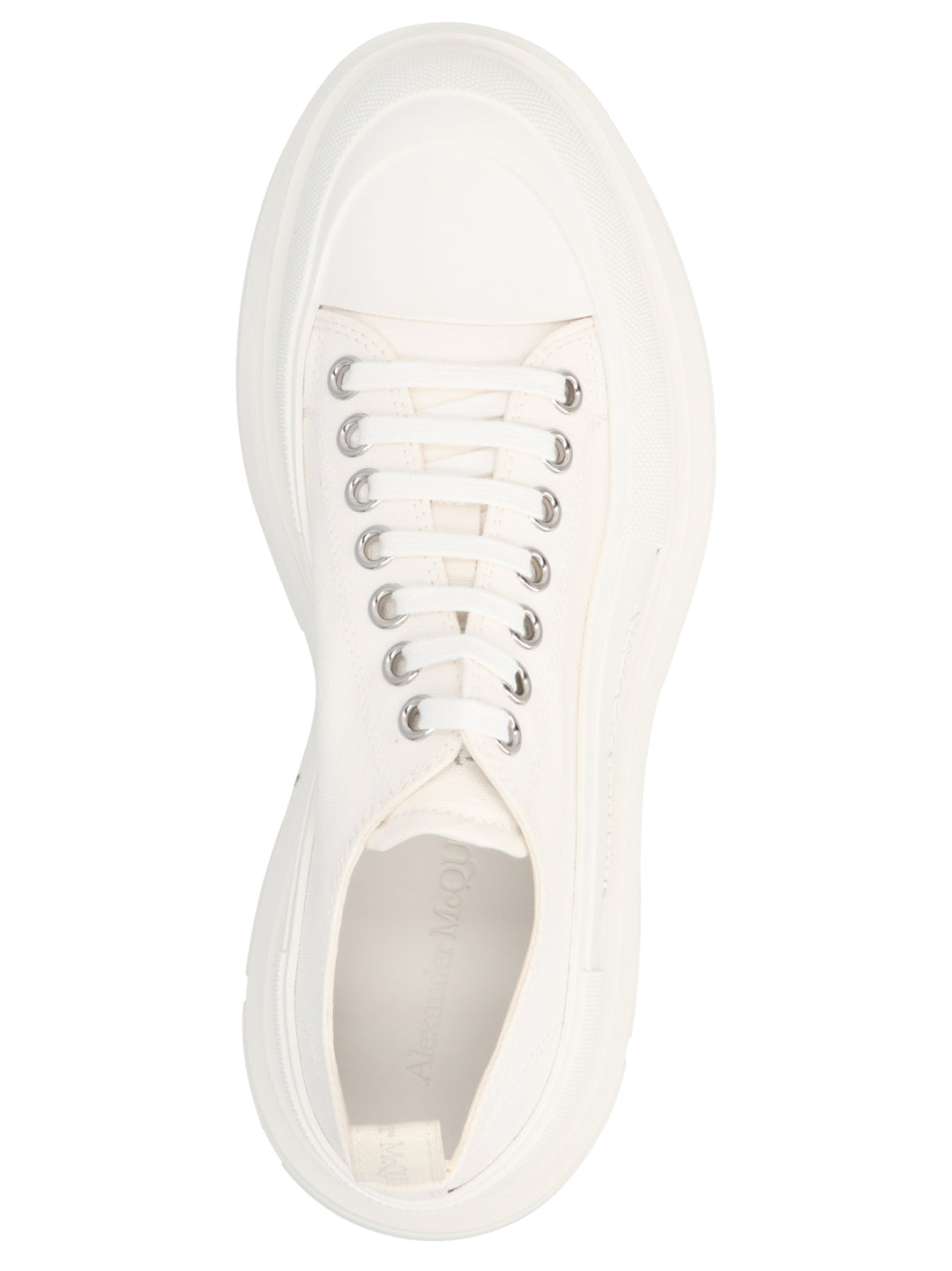 Mcqueen Canvas Sack Sneakers - Bianco | 62e6ddfda11c68177db06f27241e9022a1096090