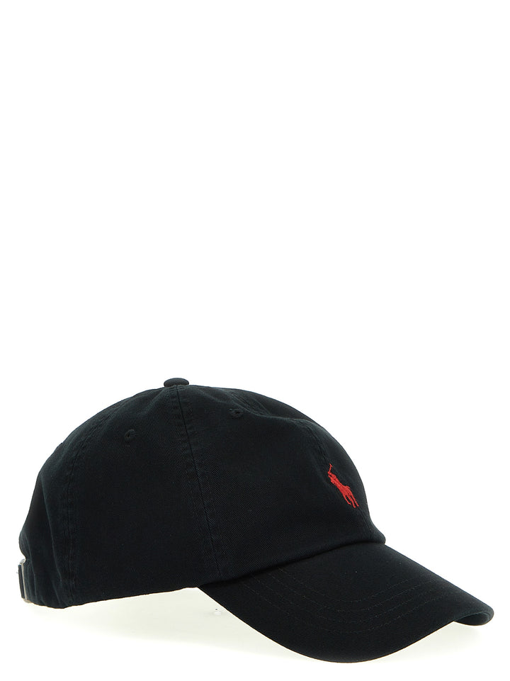 Logo Embroidery Cap Cappelli Nero