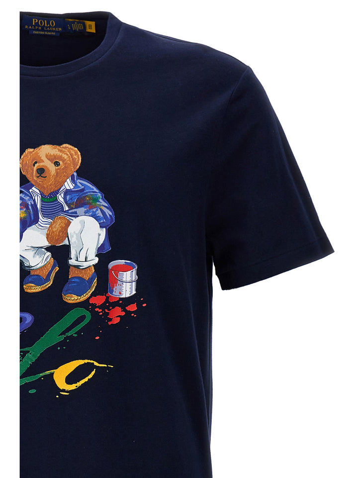 Polo Bear T Shirt Blu