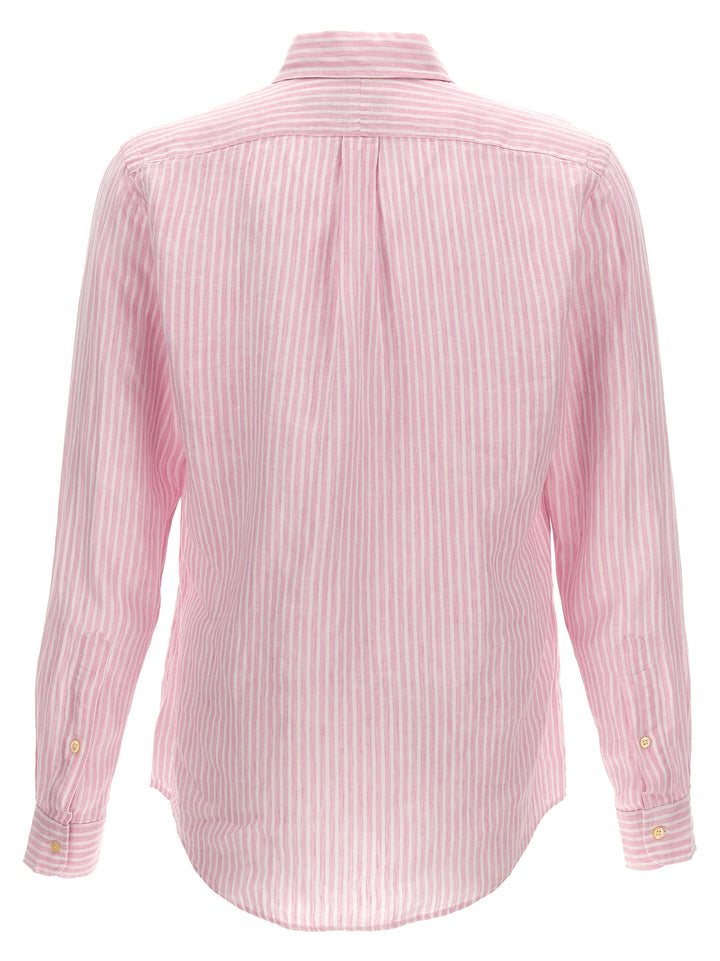 Striped Linen Shirt Camicie Rosa