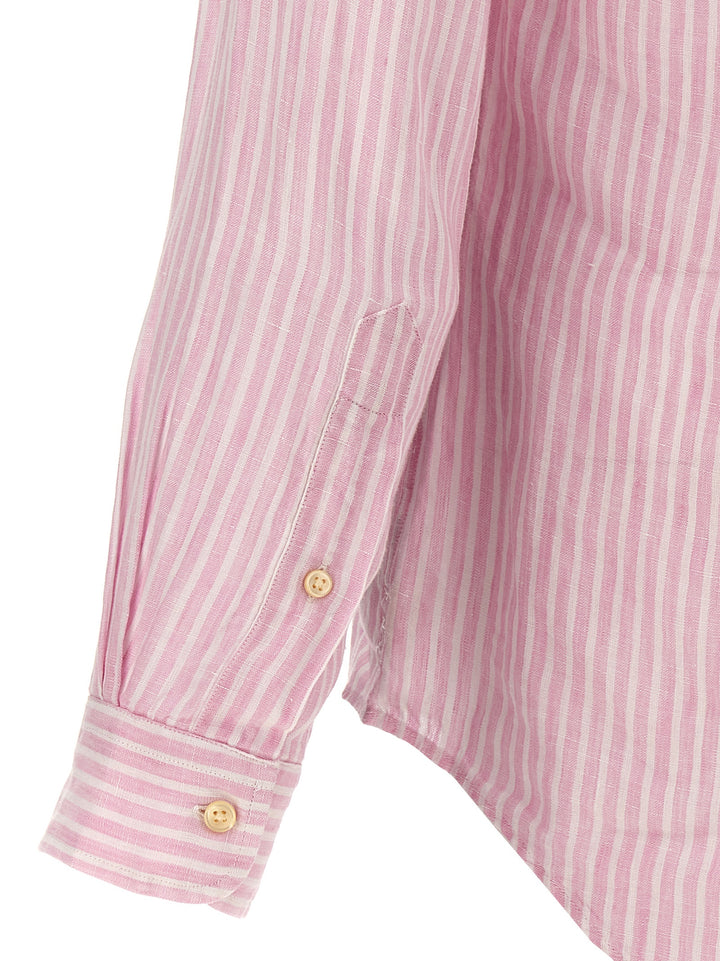 Striped Linen Shirt Camicie Rosa