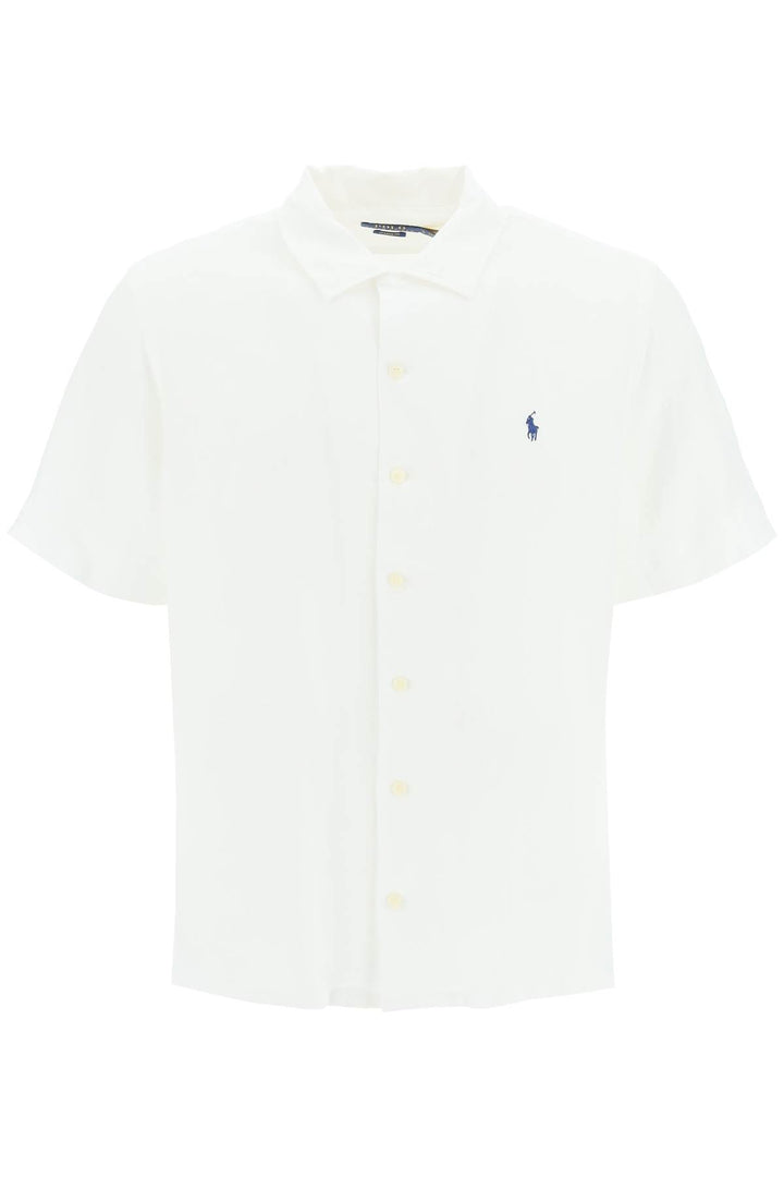 Camicia Maniche Corte In Lino - Polo Ralph Lauren - Uomo