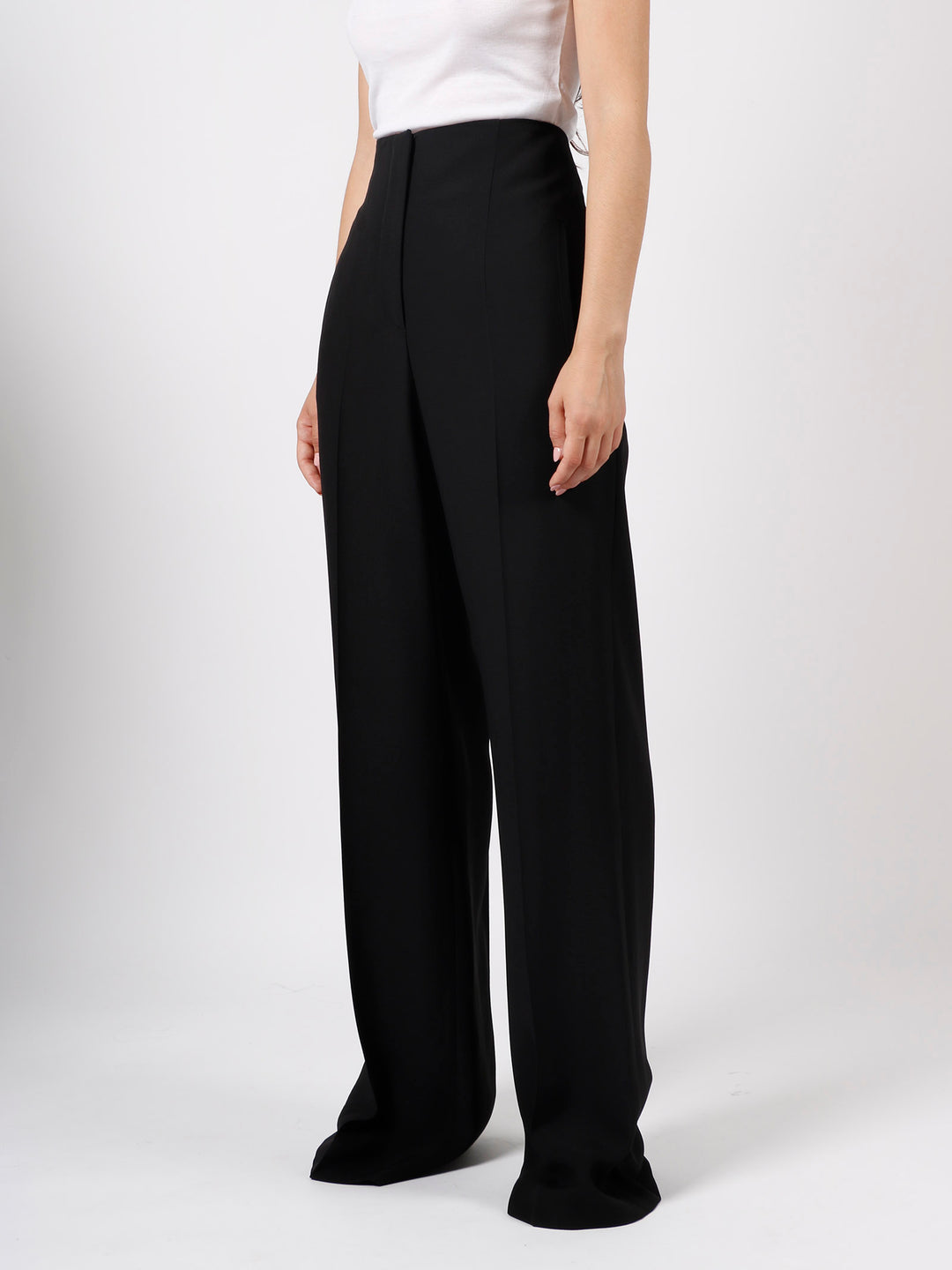 High waist tailored trousers