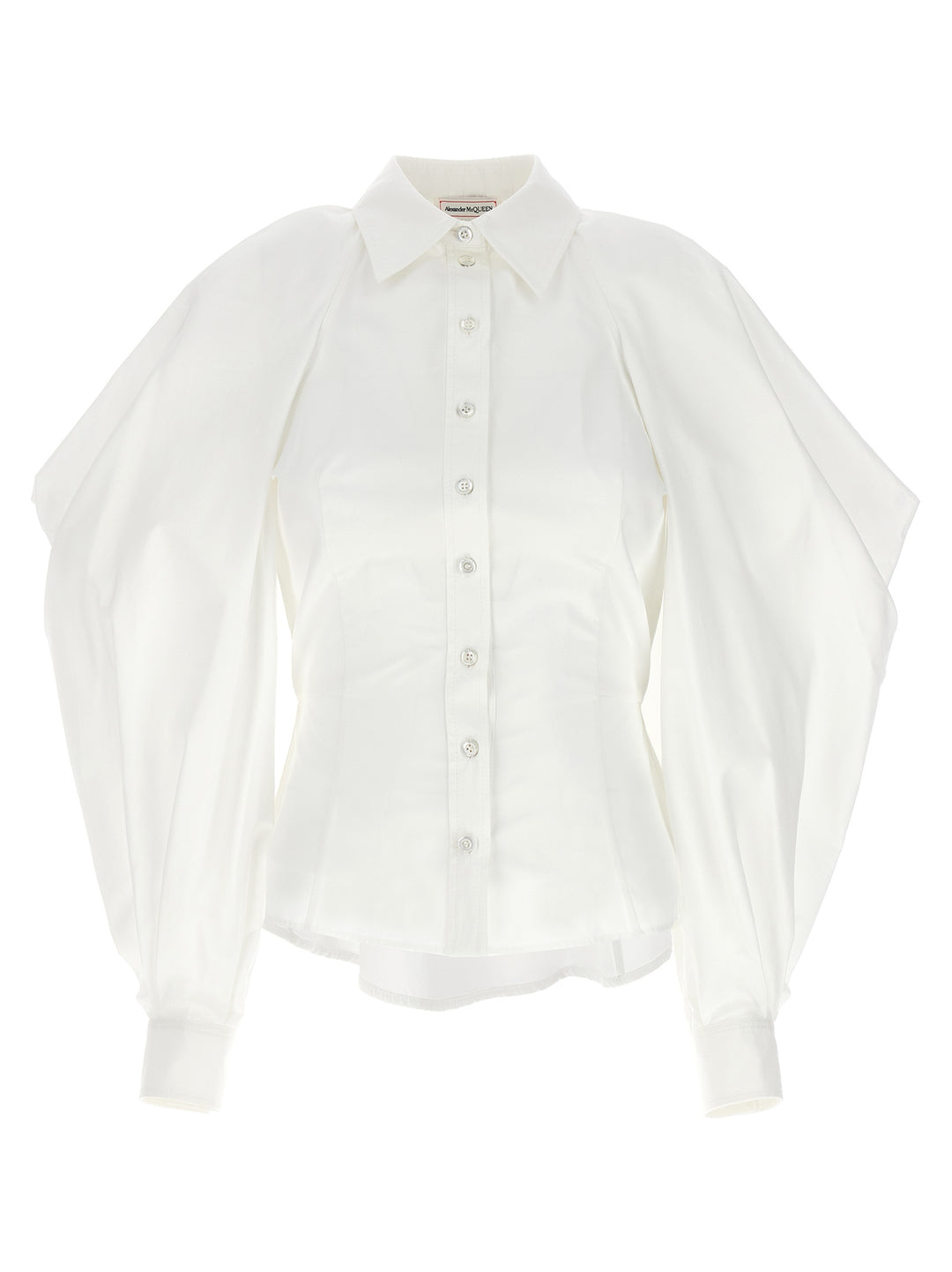 Cut Out Shirt On Shoulders Camicie Bianco