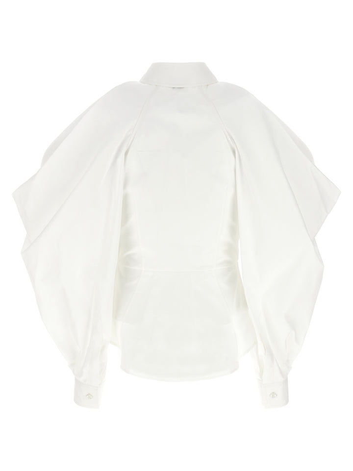 Cut Out Shirt On Shoulders Camicie Bianco