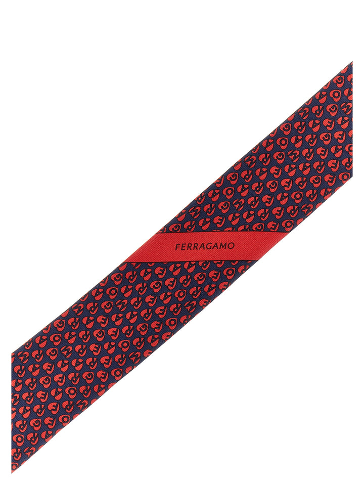 Printed Tie Cravatte Multicolor