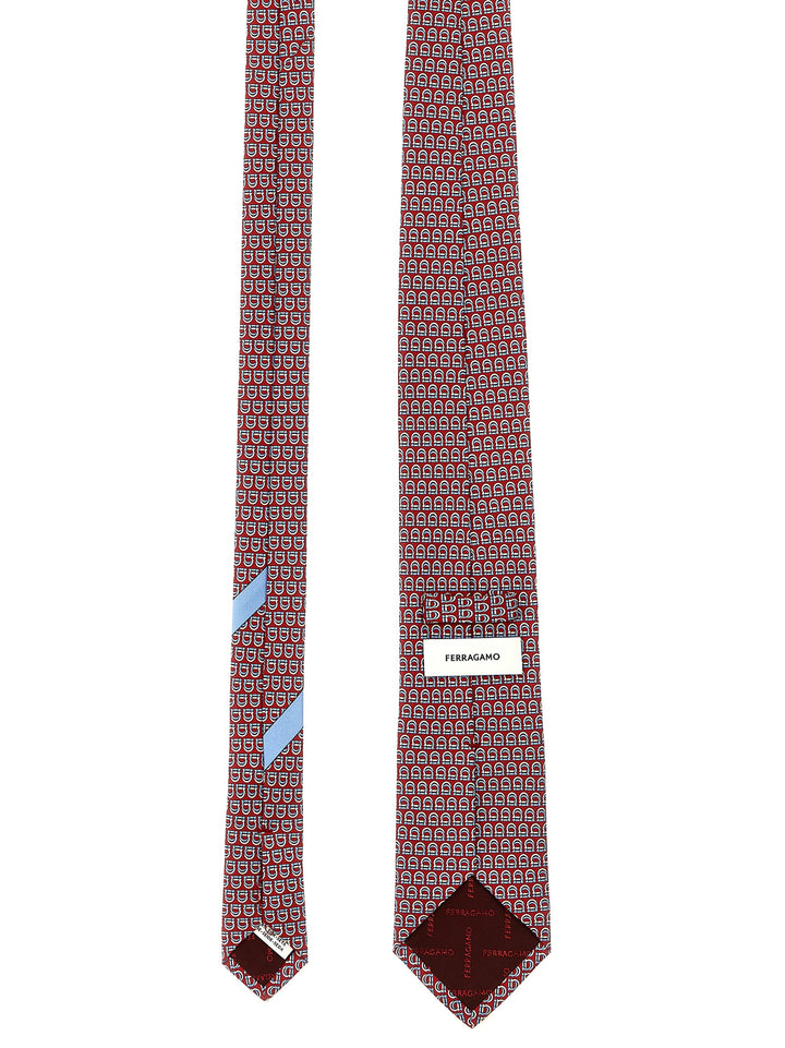 Gancini Intrecciati Cravatte Multicolor