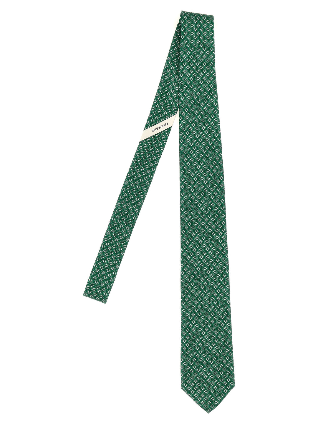 Printed Tie Cravatte Verde