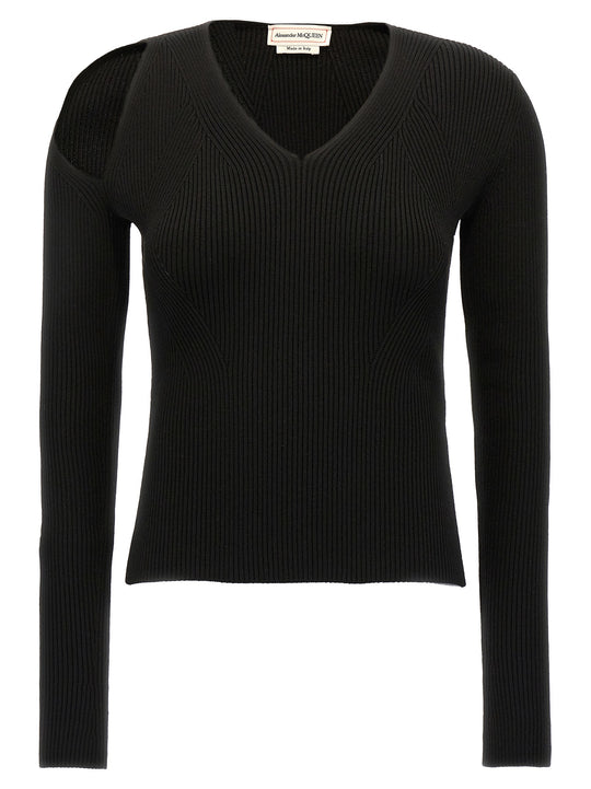 Cut-Out Sweater Maglioni Nero