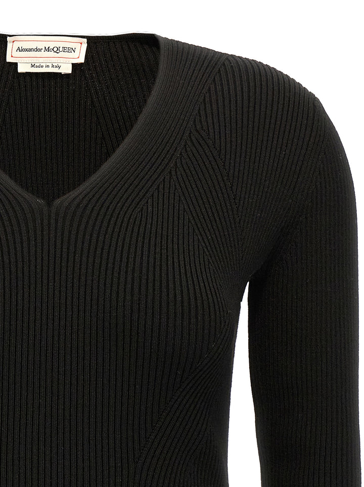 Cut-Out Sweater Maglioni Nero