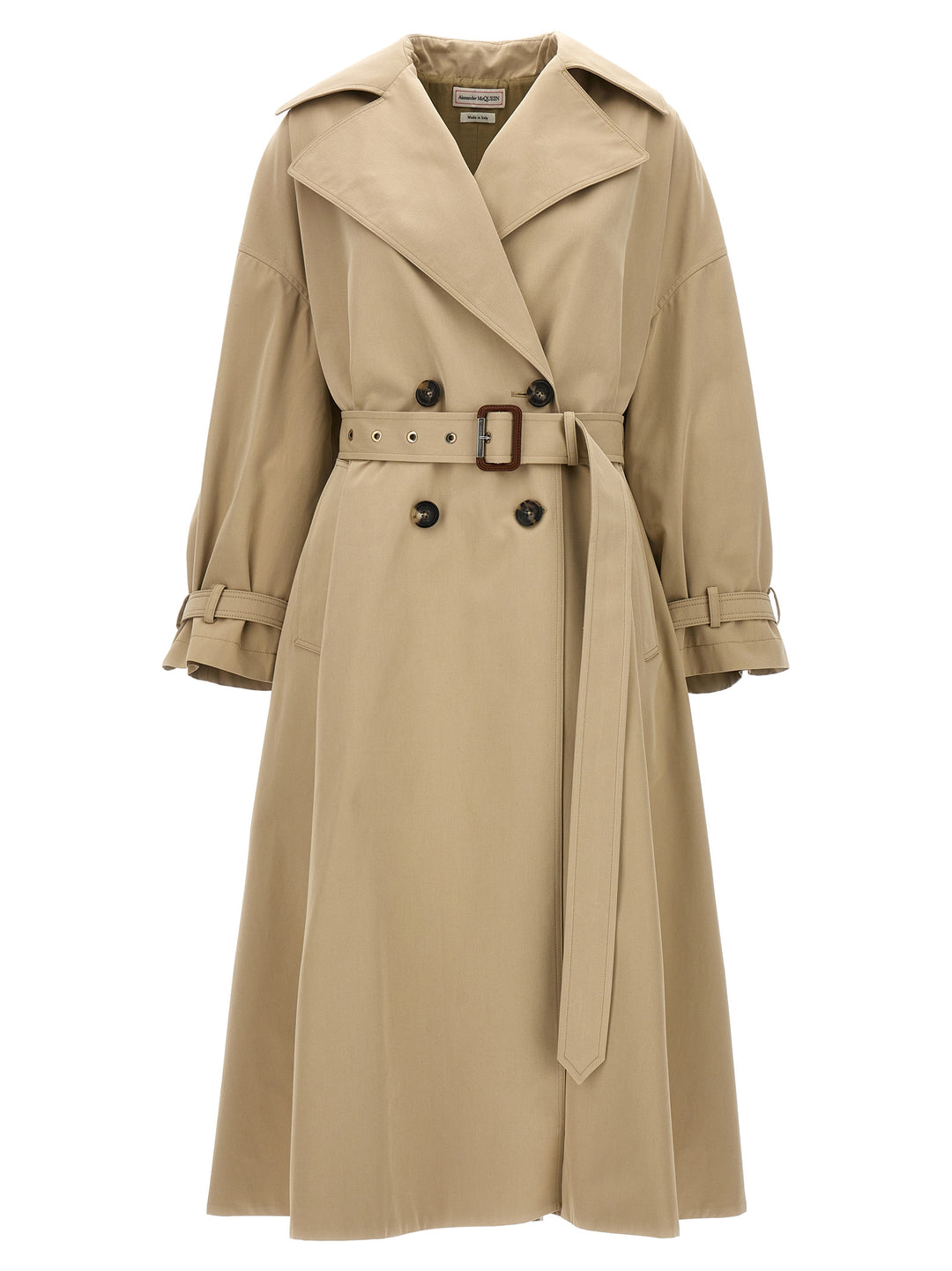 Cocoon Sleeve Trench Coat Trench E Impermeabili Beige