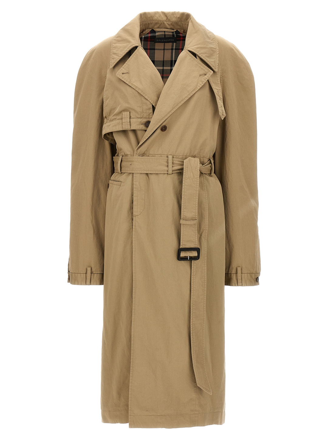 Deconstructed Trench E Impermeabili Beige