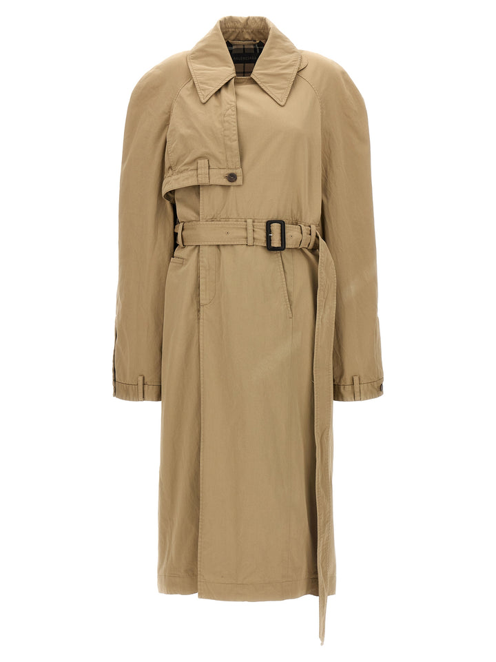 Deconstructed Trench E Impermeabili Beige