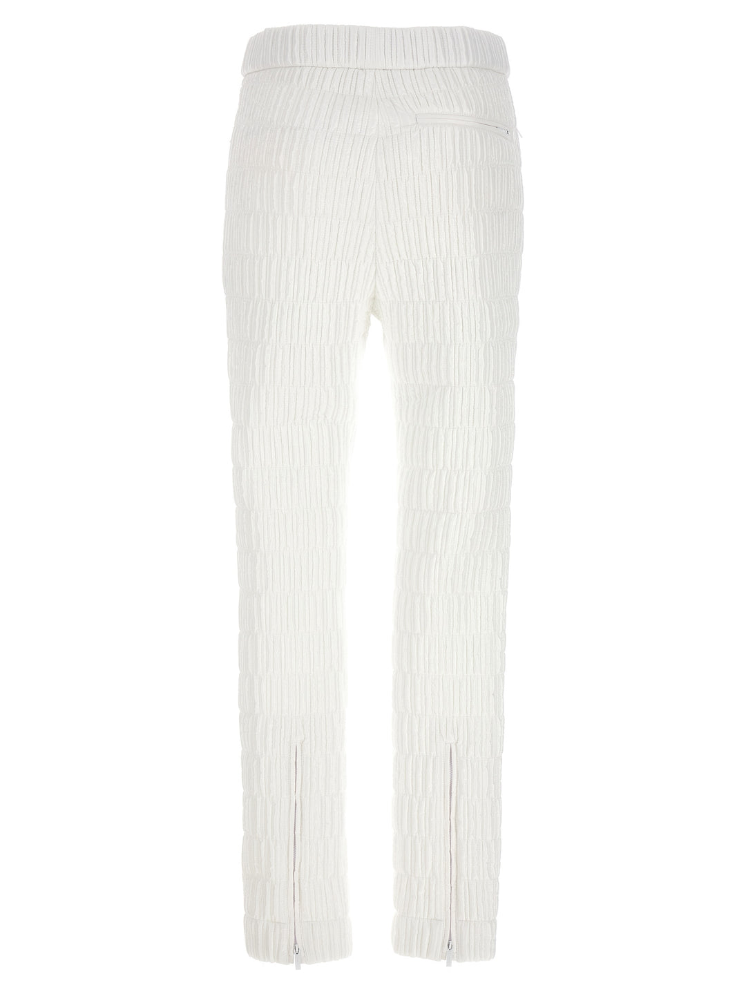 Quilted Pantaloni Bianco