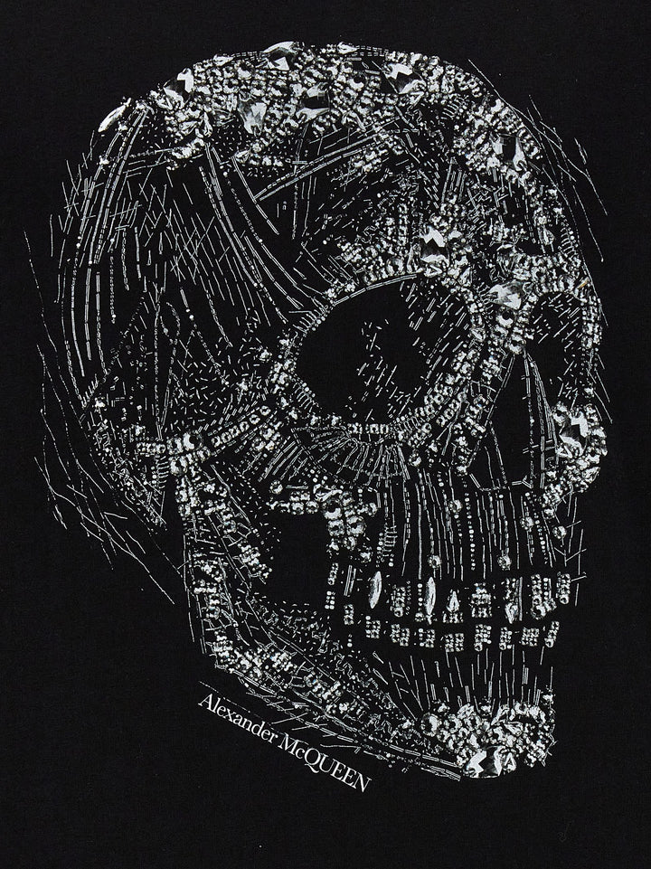 Skull T Shirt Bianco/Nero
