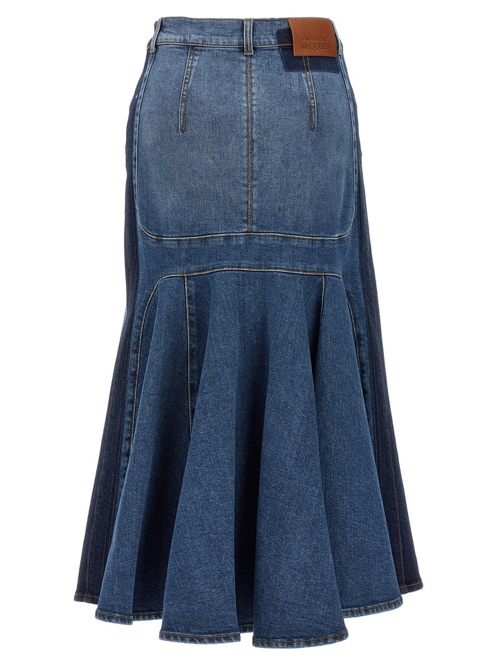 Denim Skirt Gonne Blu