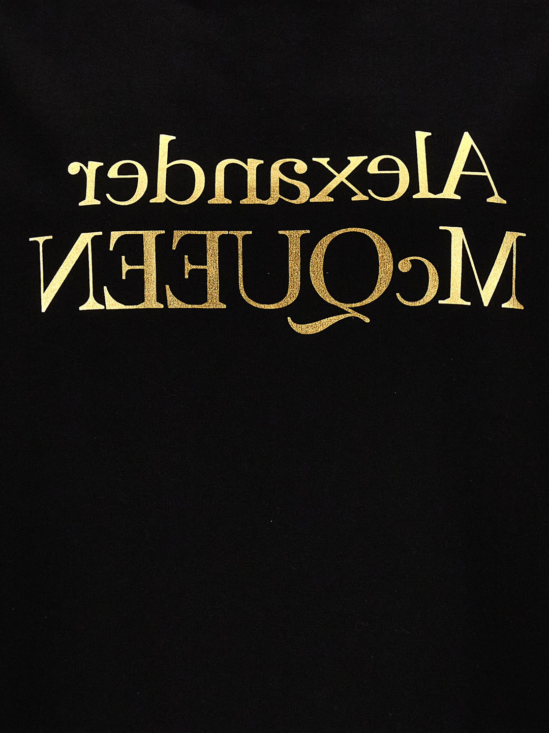 Logo Print T Shirt Nero