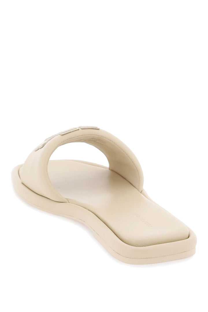 Slides In Pelle Double T - Tory Burch - Donna