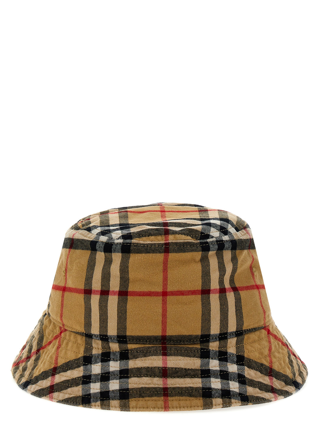 Burberry Bucket Hat Check Cappelli - Beige | d387eae811fc82daef0ad6213654917fda0eb1ce