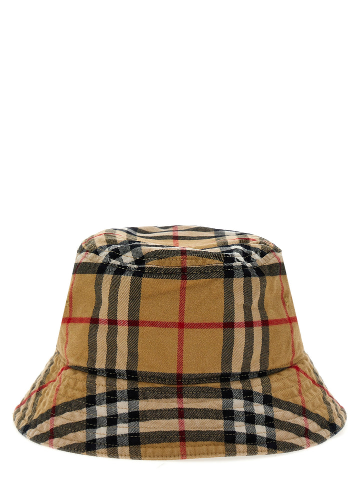 Burberry Bucket Hat Check Cappelli - Beige | 5c0473ca61dc34c55f372ad767e1f3d2ba9ff182