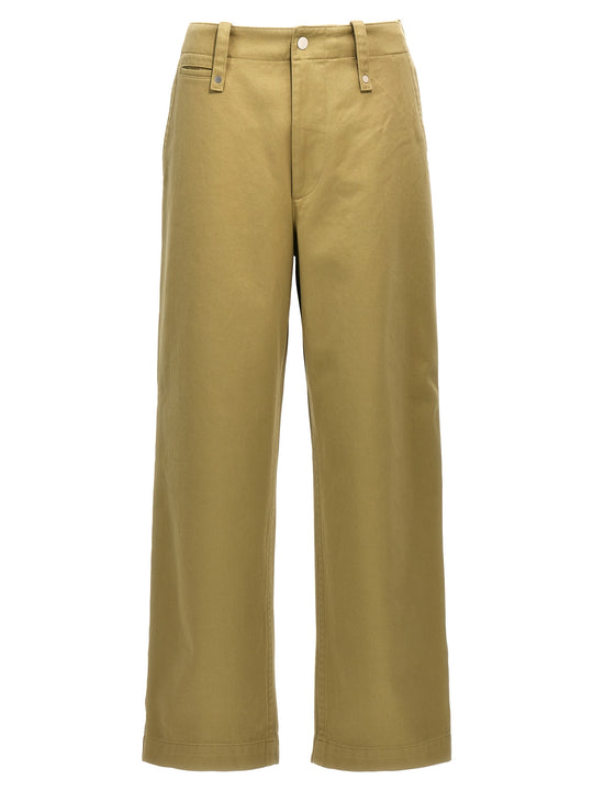 Cotton Trousers Pantaloni Beige
