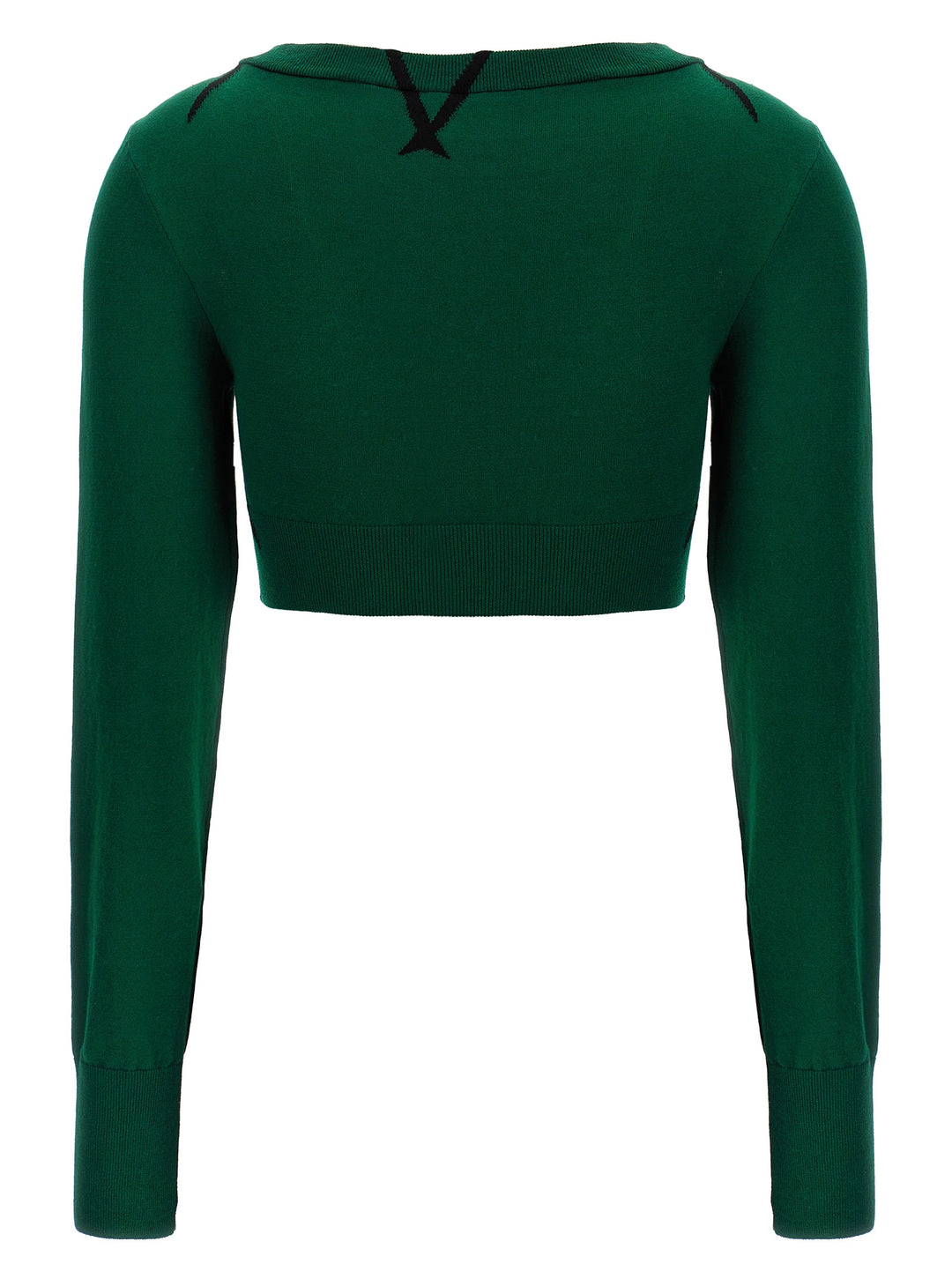 Argyle Pattern Sweater Maglioni Verde