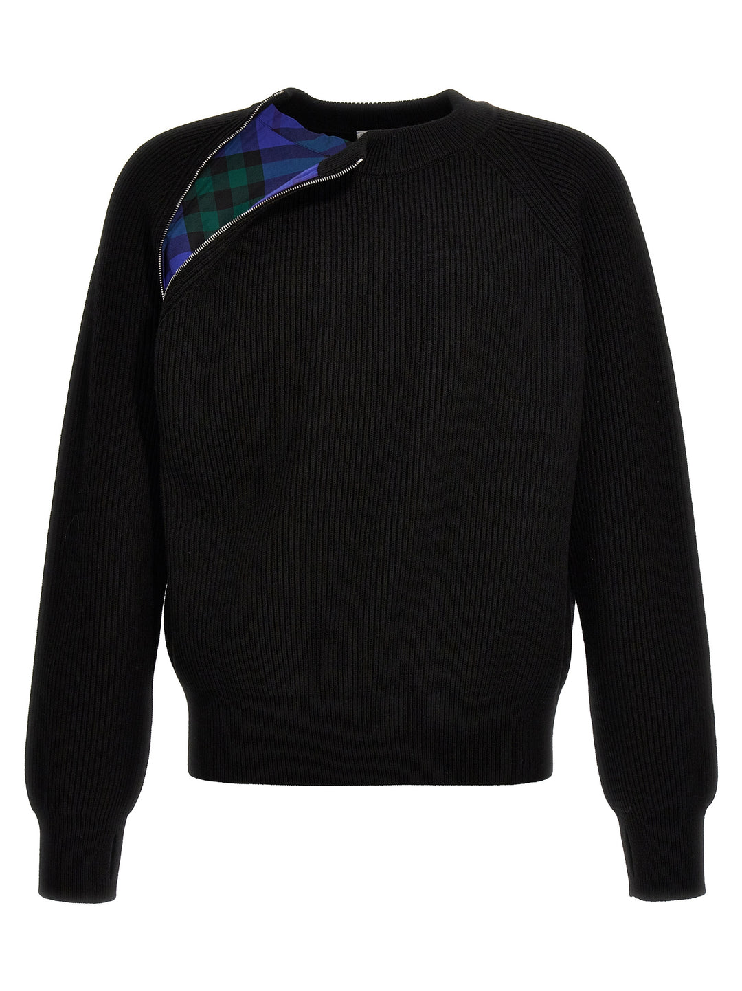 Burberry Zip Detail Sweater Maglioni - Nero | 372b0da6f20900deb364ab748580e29f251d54ee