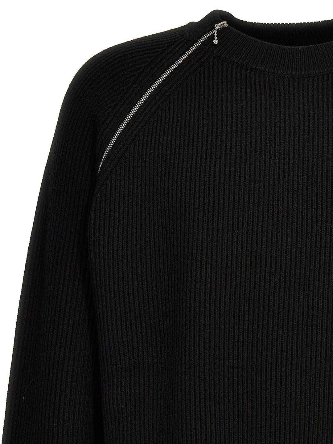 Burberry Zip Detail Sweater Maglioni - Nero | 1ed448802c5947290d7c0cd1f77b327330e0bdd6