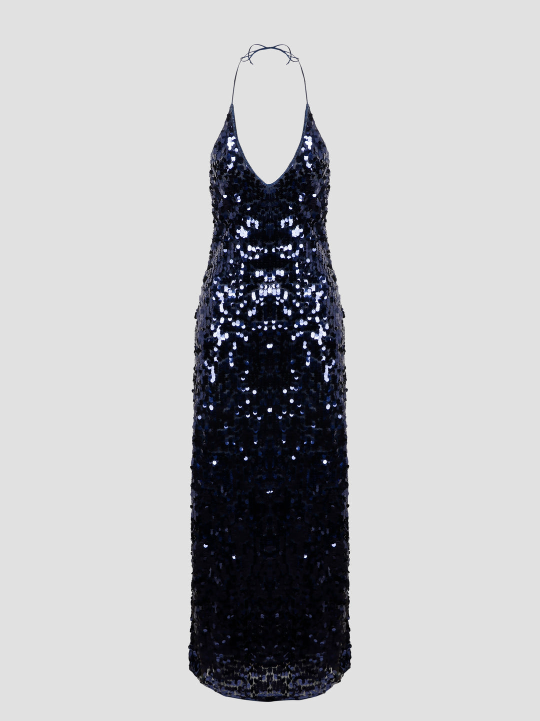 Night sequins long dress