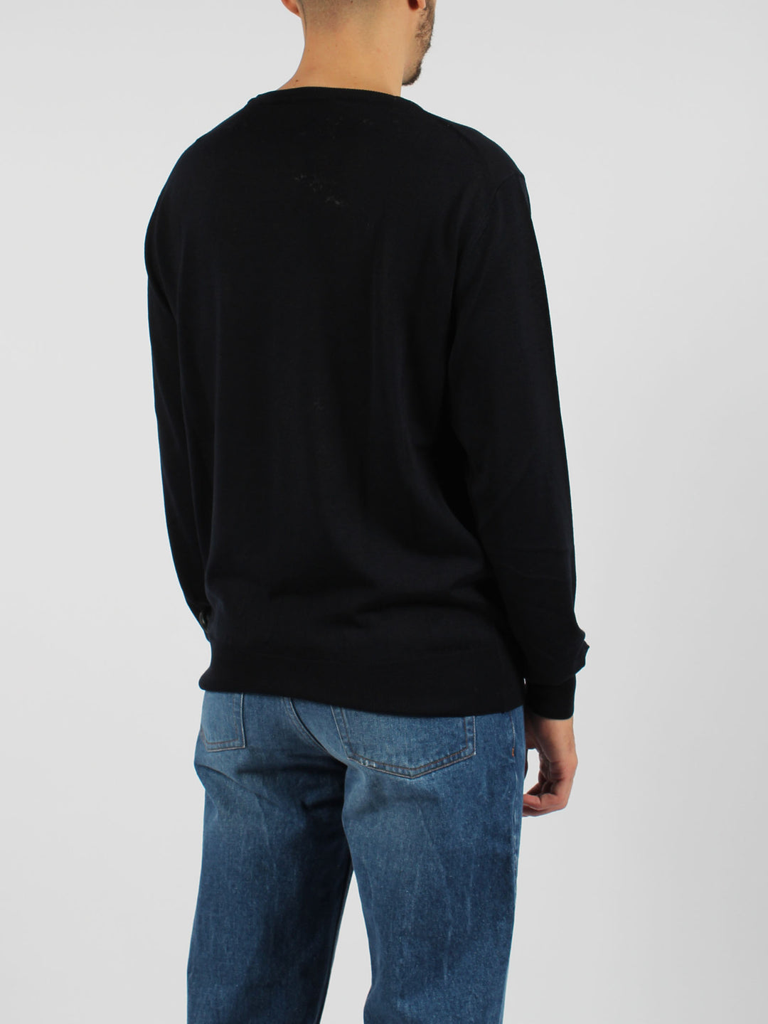 Wool blend crewneck sweater