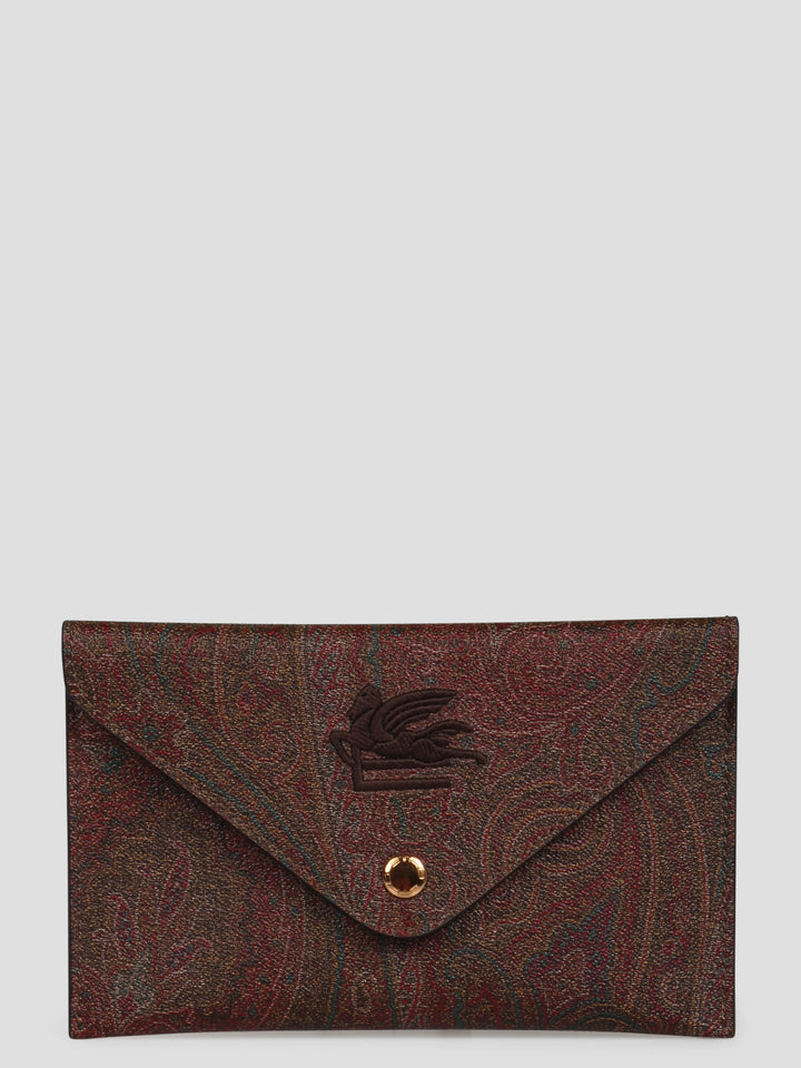 Small etro essential envelope pouch