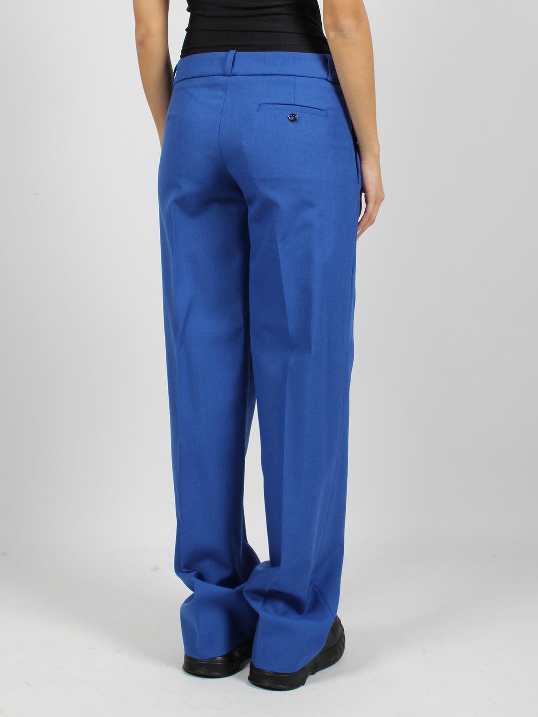 Low rise loose tailored trousers