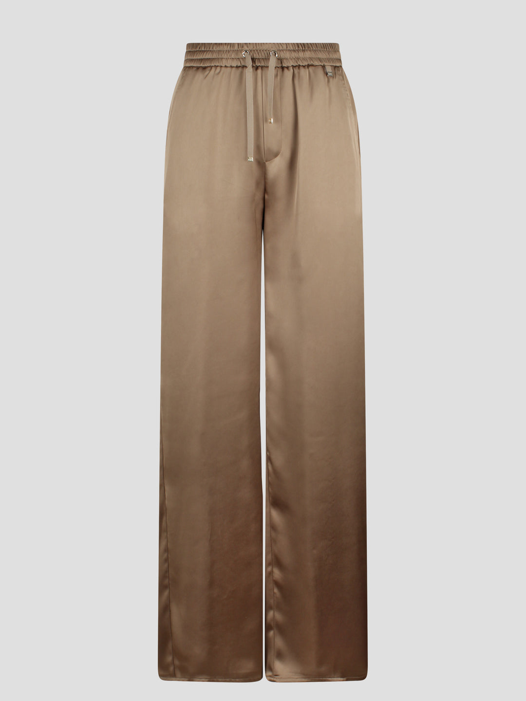 Casual satin trousers