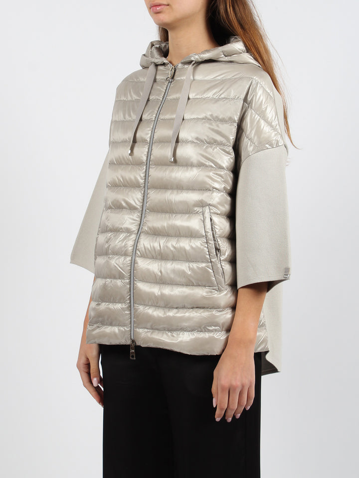 Unlimited compact cotton and nylon ultralight jacket