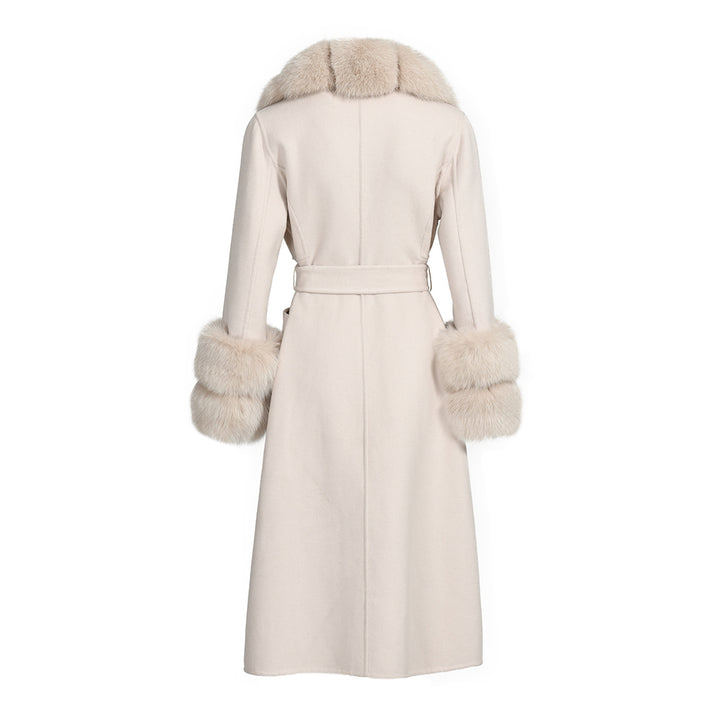 Cappotto Lebonè Beige Misto Cachemire