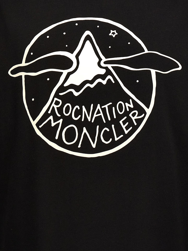 Moncler Genius Roc Nation By Jay-Z T Shirt Nero